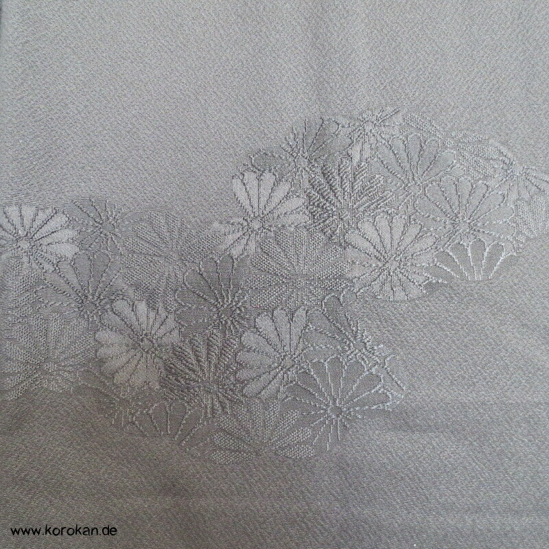 Chrysanthemen Rinzu Damast Seiden Haori Kimono Jacke