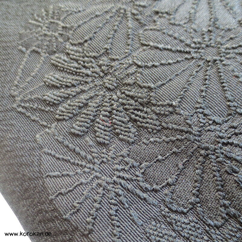 Chrysanthemen Rinzu Damast Seiden Haori Kimono Jacke