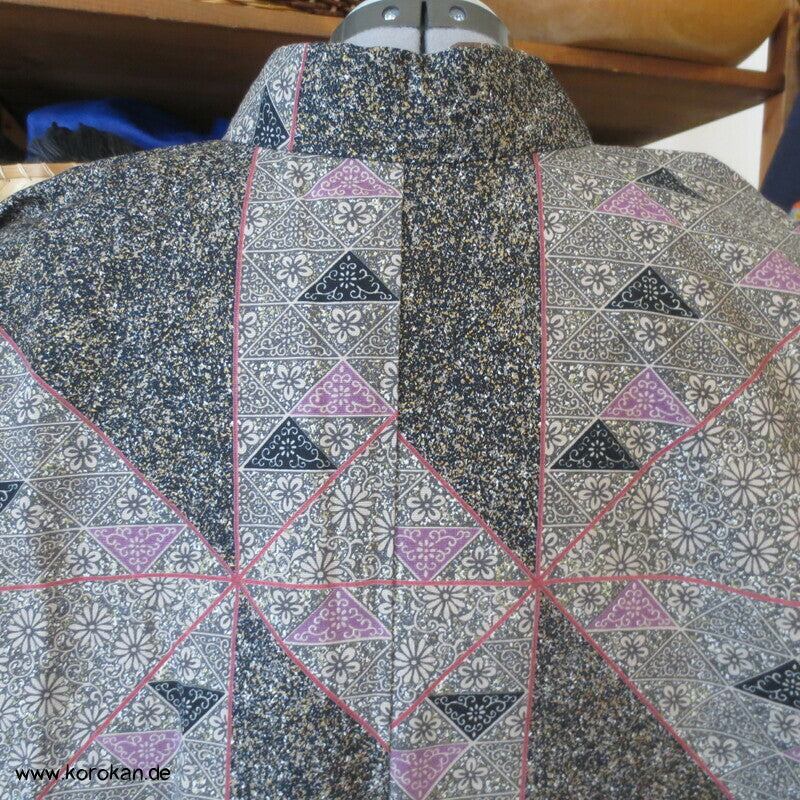 moderner zweiteiliger Kimono, Dochugi + Wickelrock