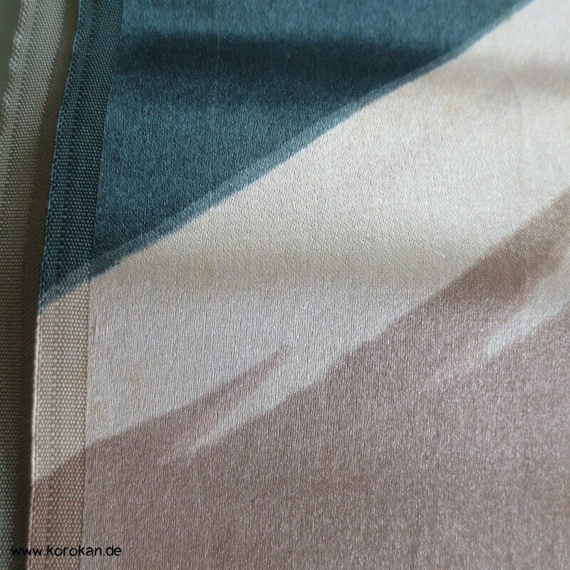 bemalter Seidensatin Haori Schulter Futter - Tokkaido Shikishi