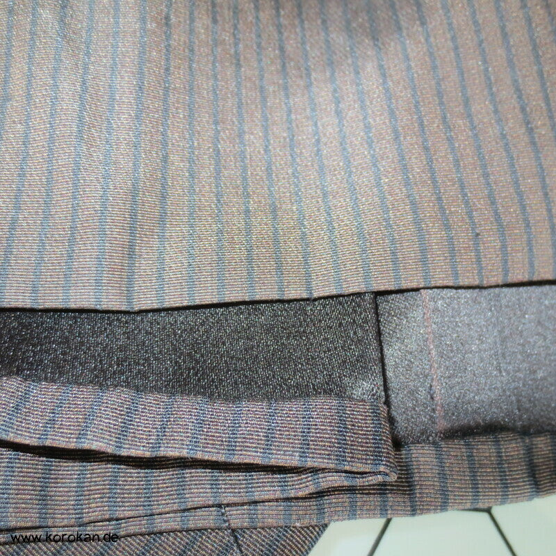braun schwarz gestreifte Hakama - Umanori Hose
