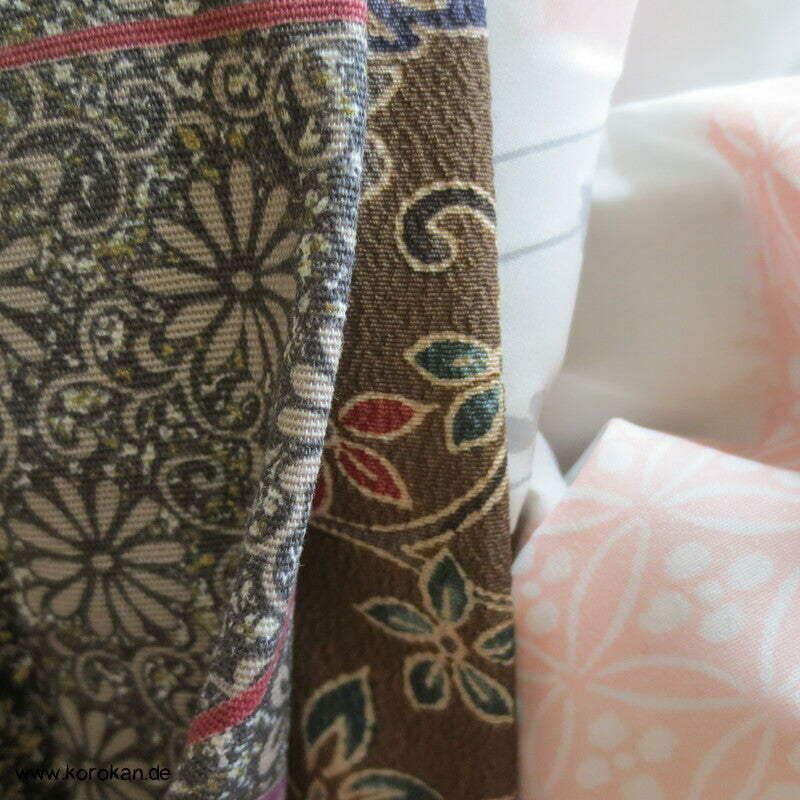 moderner zweiteiliger Kimono, Dochugi + Wickelrock