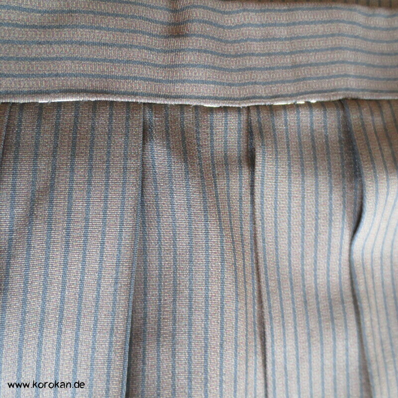 braun schwarz gestreifte Hakama - Umanori Hose