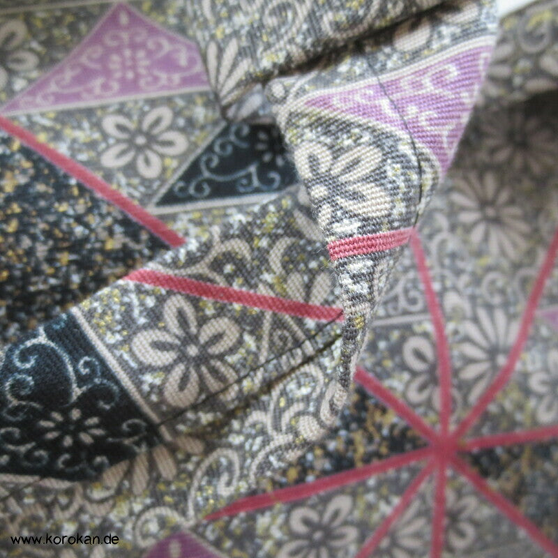 moderner zweiteiliger Kimono, Dochugi + Wickelrock