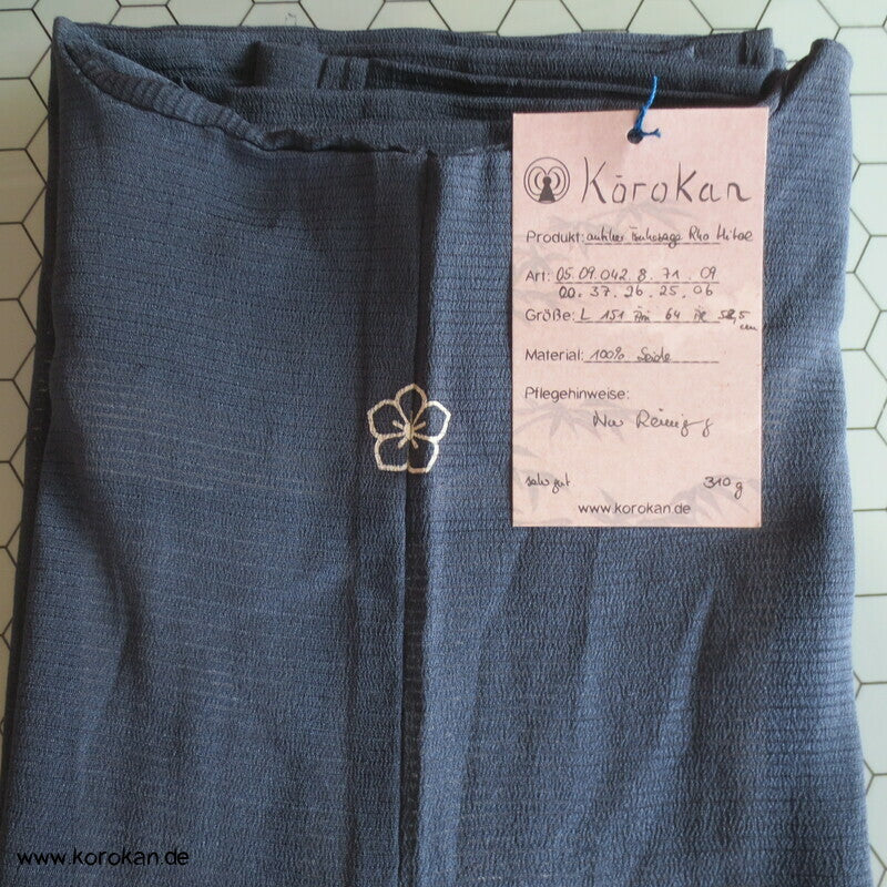 Segelboot Hitoe Tomesode Rho Seide ungefütterter antiker Kimono