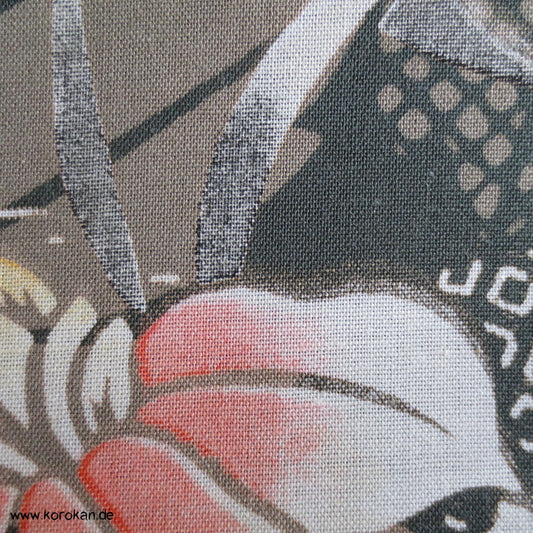 Yukata Kimono Baumwoll Stoff Orchidee Ahornblatt