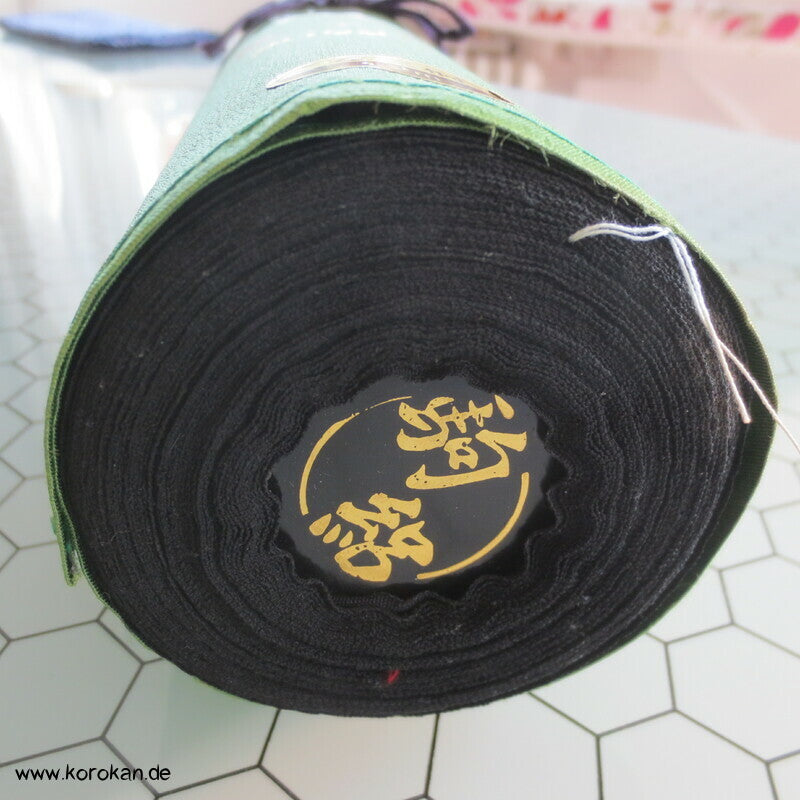 schwarzer Rho Seide Tanmono Sommer Trauer Kimono