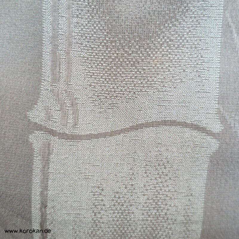 gewebter Bambus Seidendamast, rotes Futter Iromujji Komon Kimono