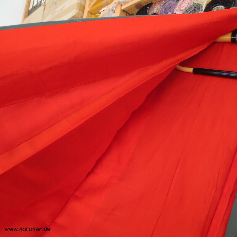 gewebter Bambus Seidendamast, rotes Futter Iromujji Komon Kimono