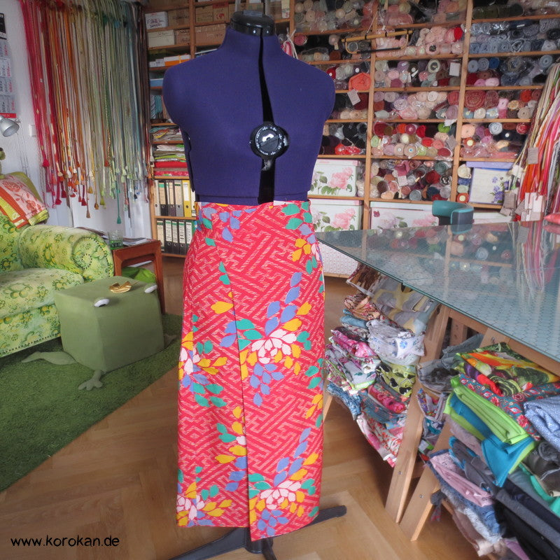 bunter Susoyoke Juban Unterrock für Kimono