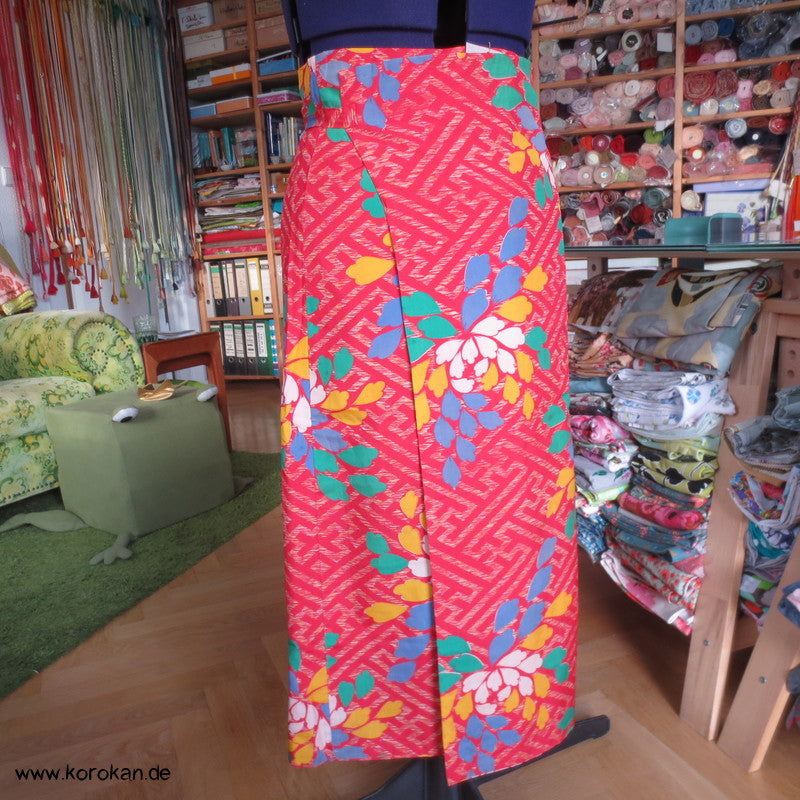 bunter Susoyoke Juban Unterrock für Kimono