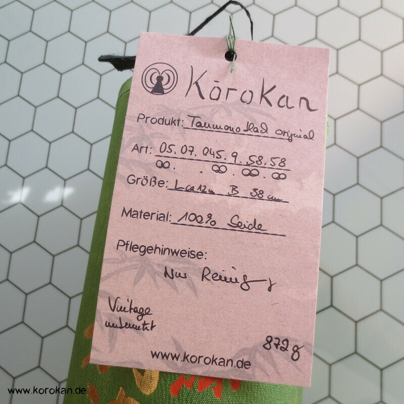 schwarzer Rho Seide Tanmono Sommer Trauer Kimono