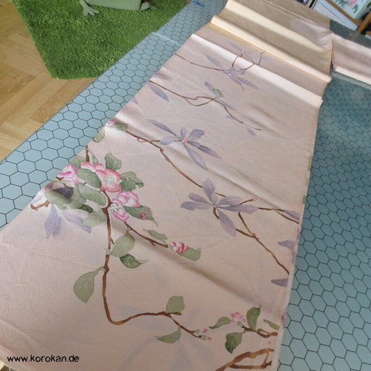 Kamelienbaum Stoffbahnen Seide für Homongi - Karieba