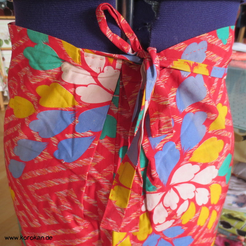 bunter Susoyoke Juban Unterrock für Kimono