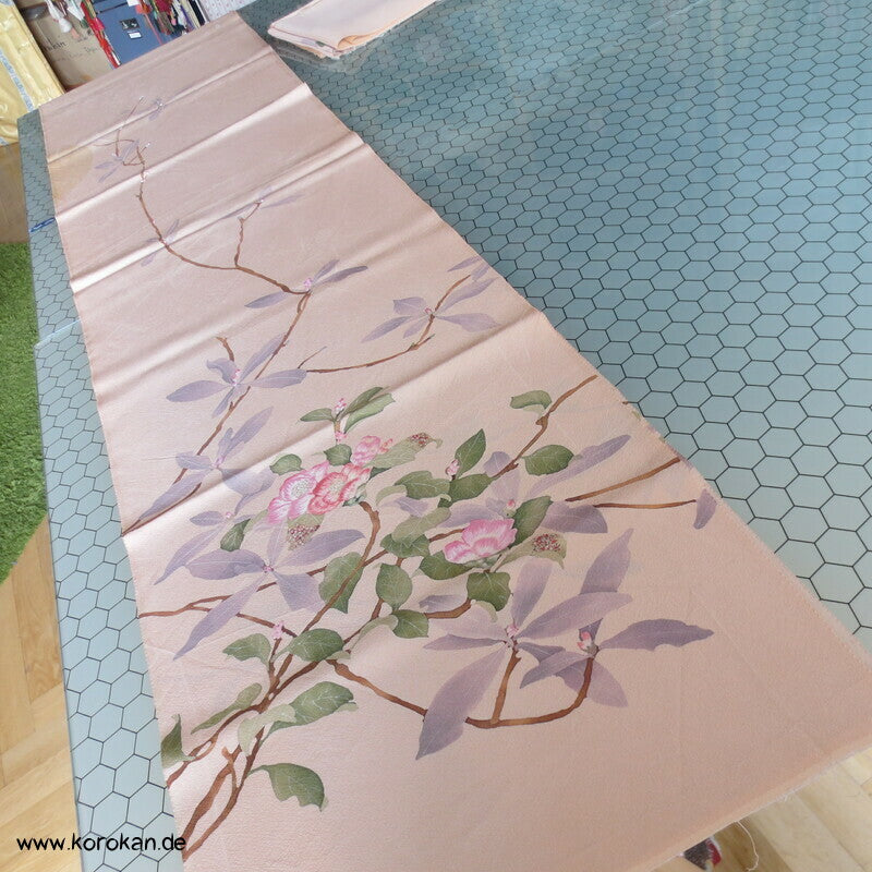 Kamelienbaum Stoffbahnen Seide für Homongi - Karieba