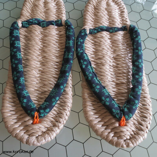 handgefertigte Baumwoll - Zori - FlipFlops - bunt, neu, für zu Hause