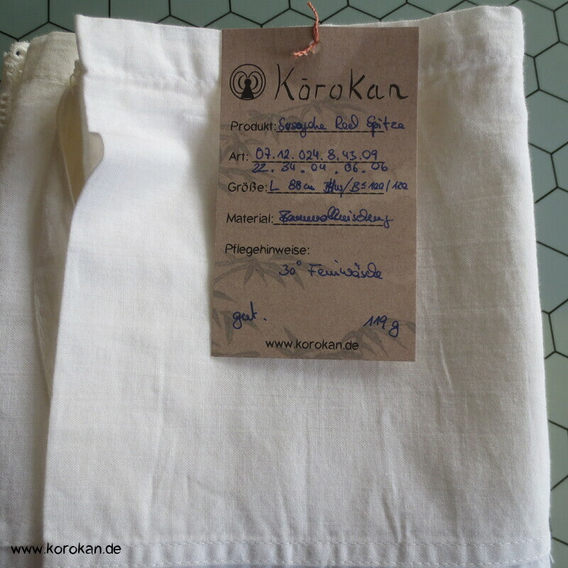 Susoyoke Kimono Wickel Unterrock mit Spitze