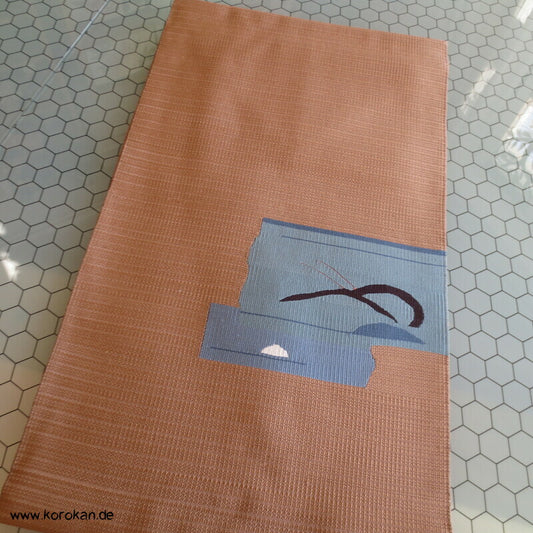 Nagoya Obi abstrakte Hügel, grob Gobelin gewebt