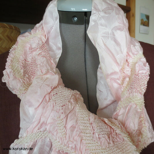 Shibori sakura Shippo Damast Kreisel Obiage