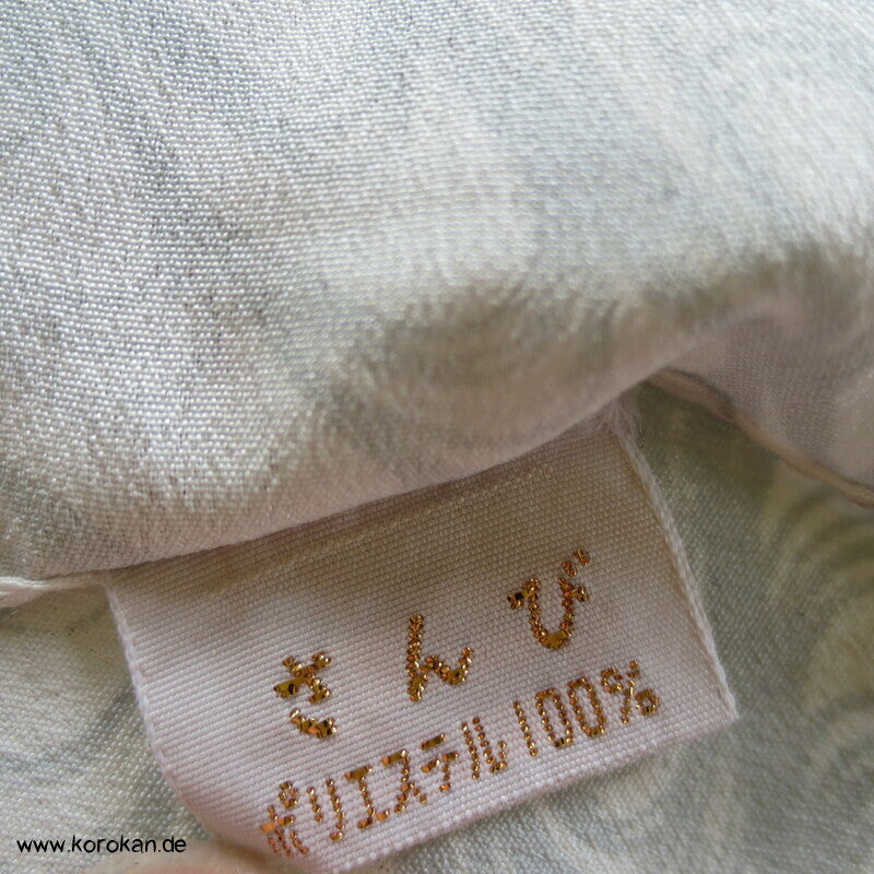 Furoshiki Tragetuch, rote Katleya Orchideen auf Wellenlinien