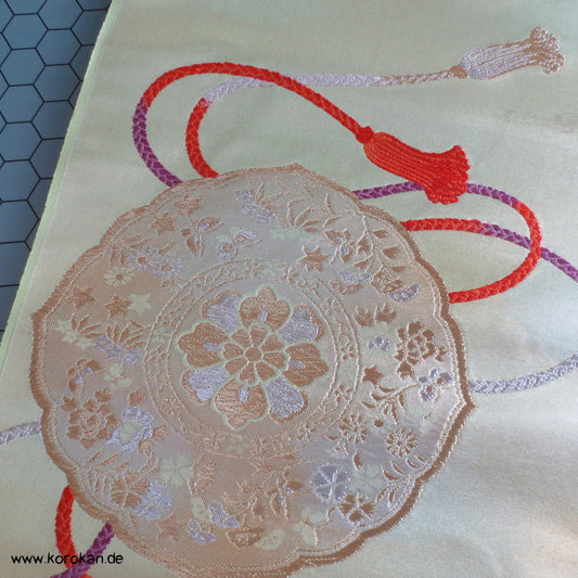 gewebte Flechtbänder Nagoya Obi Seidenbrokat