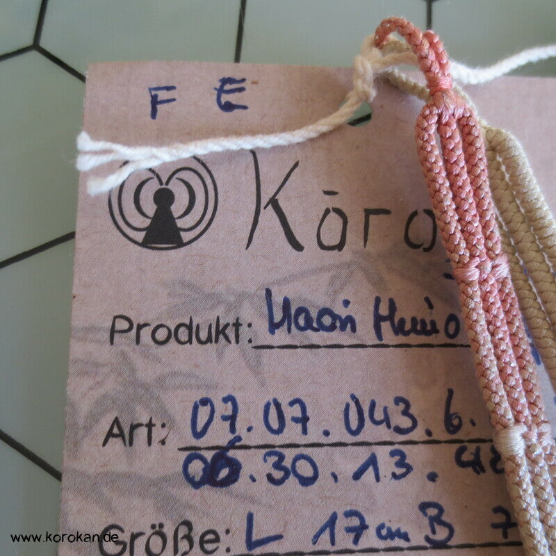 Haori Himo Un Paare - farbig mit Glitzer