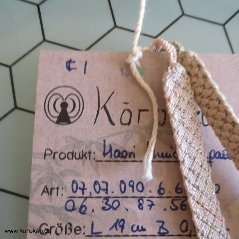 Haori Himo Un Paare - farbig mit Glitzer