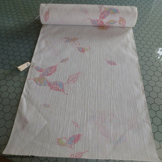 bunte Blätter Sommer Kimono Jofu - Ramie