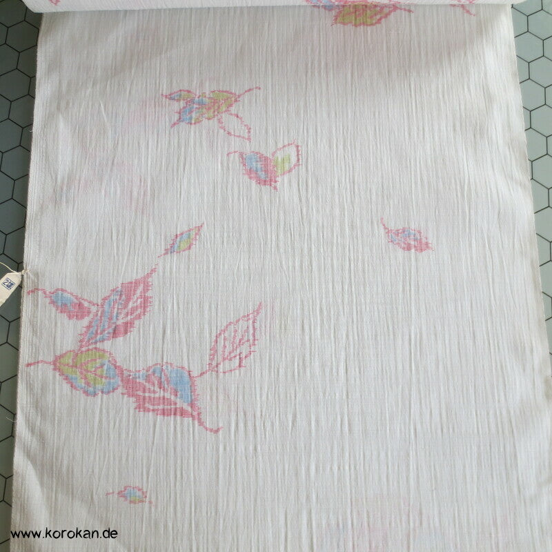 bunte Blätter Sommer Kimono Jofu - Ramie