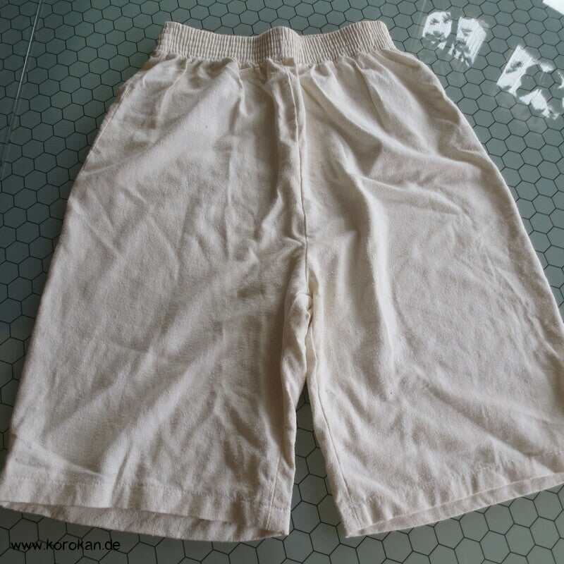 Bouretteseiden Shorts / Hosenrock, Gummizug, natur