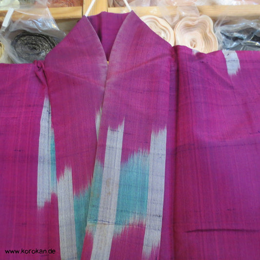 Spindel Meisen Komon Kimono mit Baumwollfutter