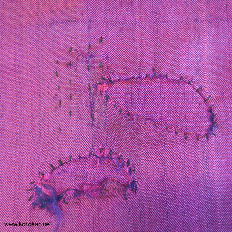Spindel Meisen Komon Kimono mit Baumwollfutter