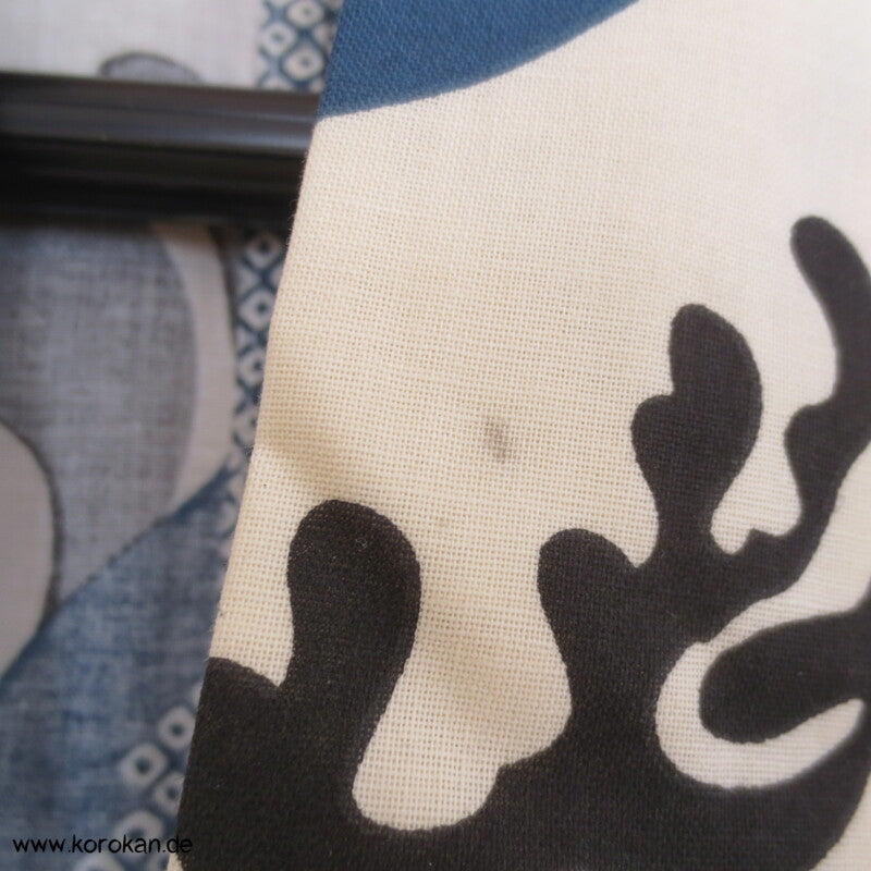 gestreifter dicker Krepp Yukata Kimono, reine Baumwolle