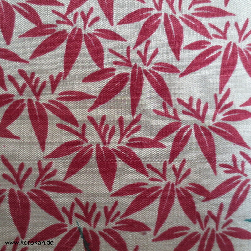 Bambus in vielen Formen antiker Komon Kimono