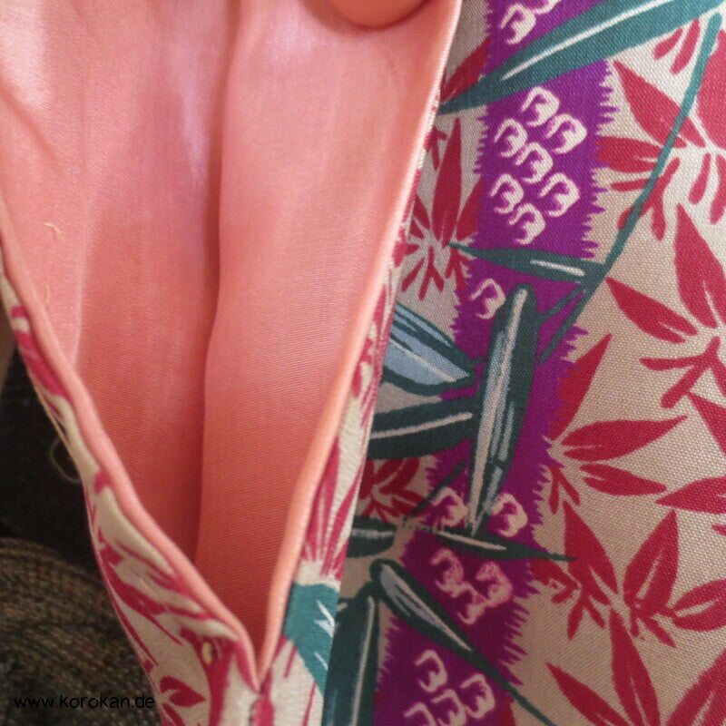 Bambus in vielen Formen antiker Komon Kimono