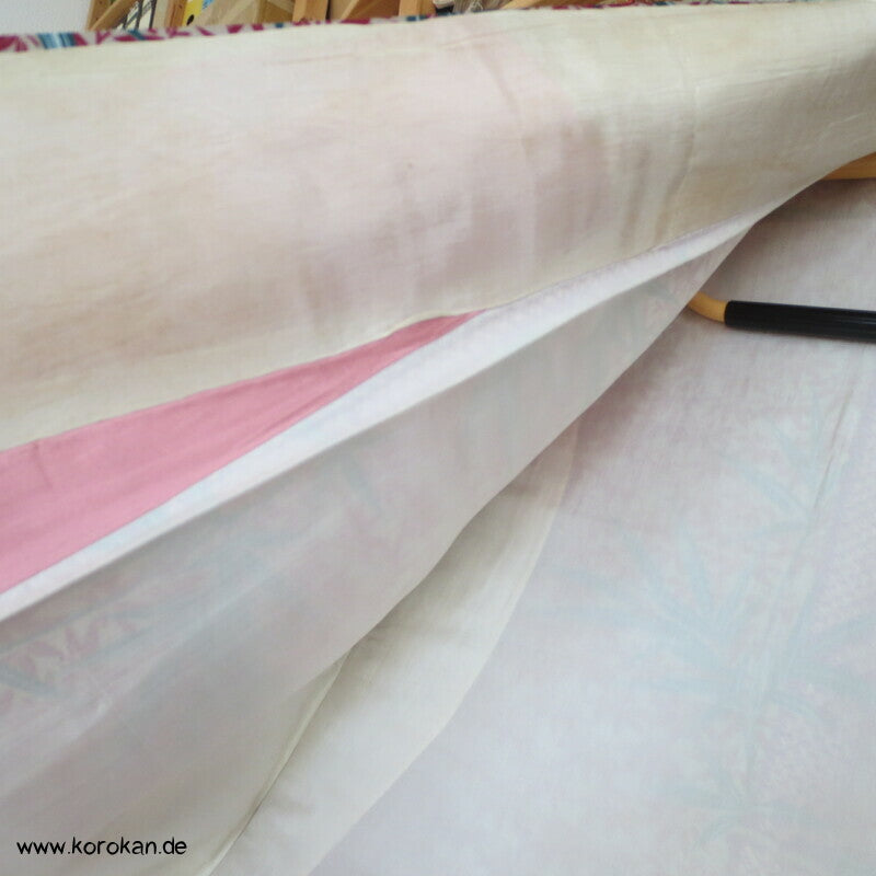 Bambus in vielen Formen antiker Komon Kimono