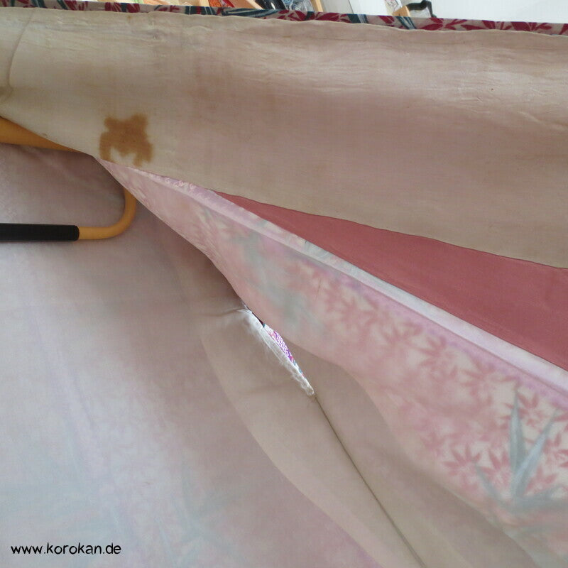Bambus in vielen Formen antiker Komon Kimono