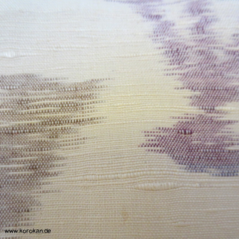 Fächer Kasuri Tsumugi Hitoe Kimono