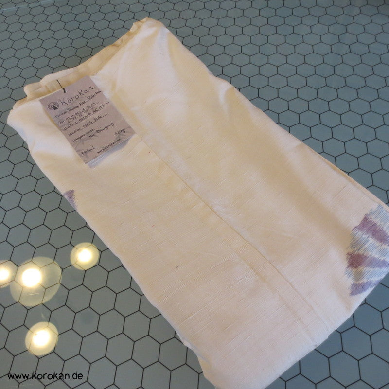 Fächer Kasuri Tsumugi Hitoe Kimono