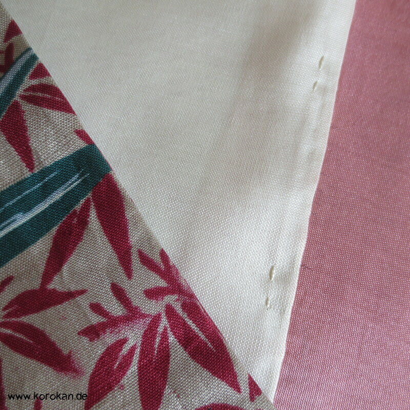 Bambus in vielen Formen antiker Komon Kimono