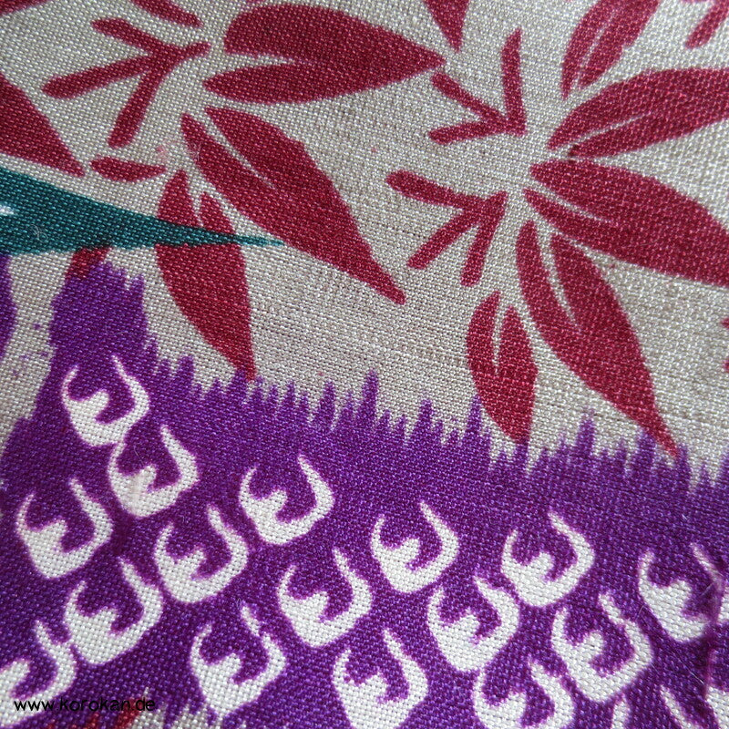 Bambus in vielen Formen antiker Komon Kimono