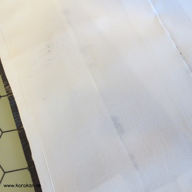 Spiegelmuster Meisen Seiden Komon Kimono