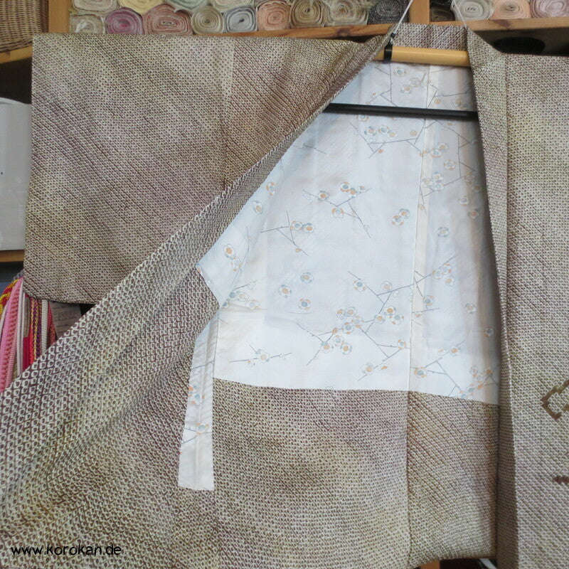 Full Shibori Tsunami Wellen Haori Kimono Jacke