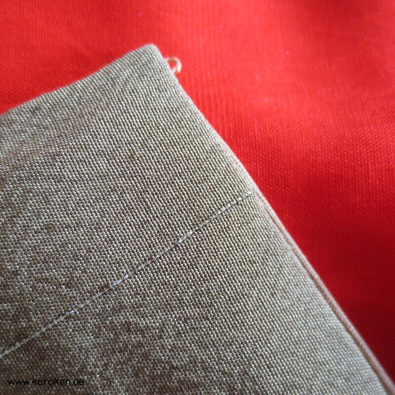 antiker Tempel Irotomesode Japan Kimono, Seidencrepe oliv