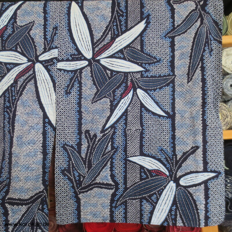 Bambus Seersucker Yukata, reine Baumwolle
