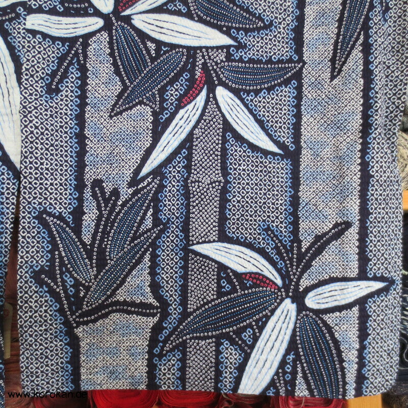 Bambus Seersucker Yukata, reine Baumwolle