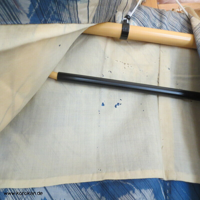 Bluebell Ballonblumen Meisen Hitoe Kimono, nur Material
