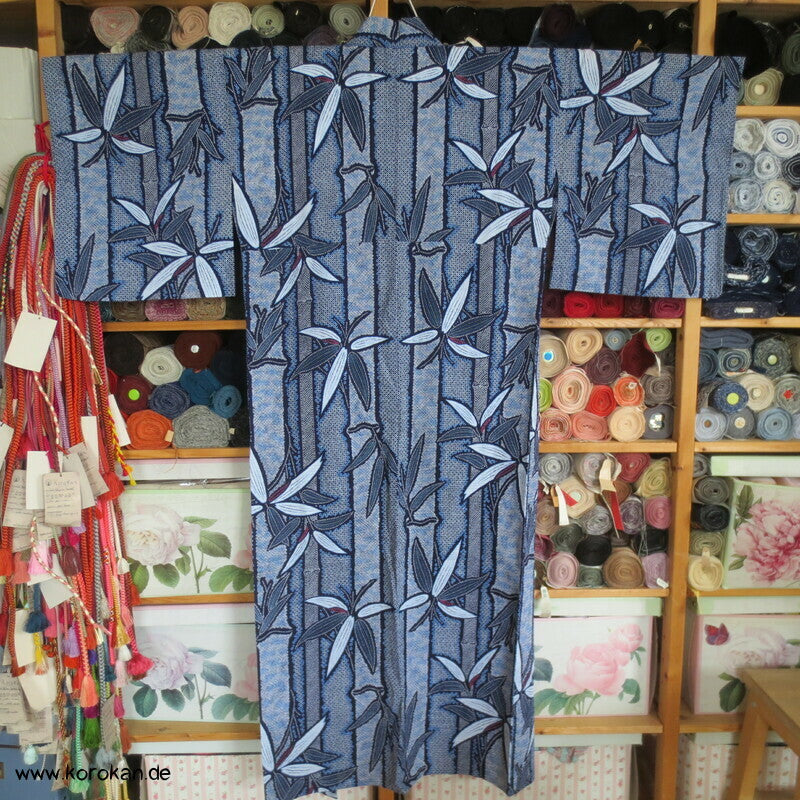Bambus Seersucker Yukata, reine Baumwolle
