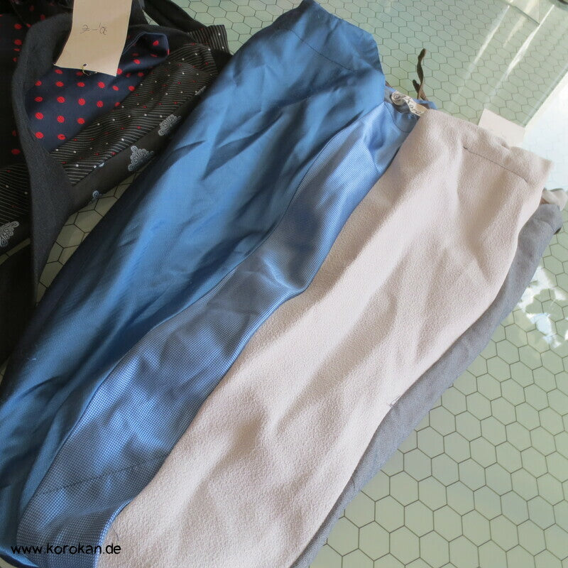 Upcycling Krawatten Rucksack - Synthetik Durchzugring