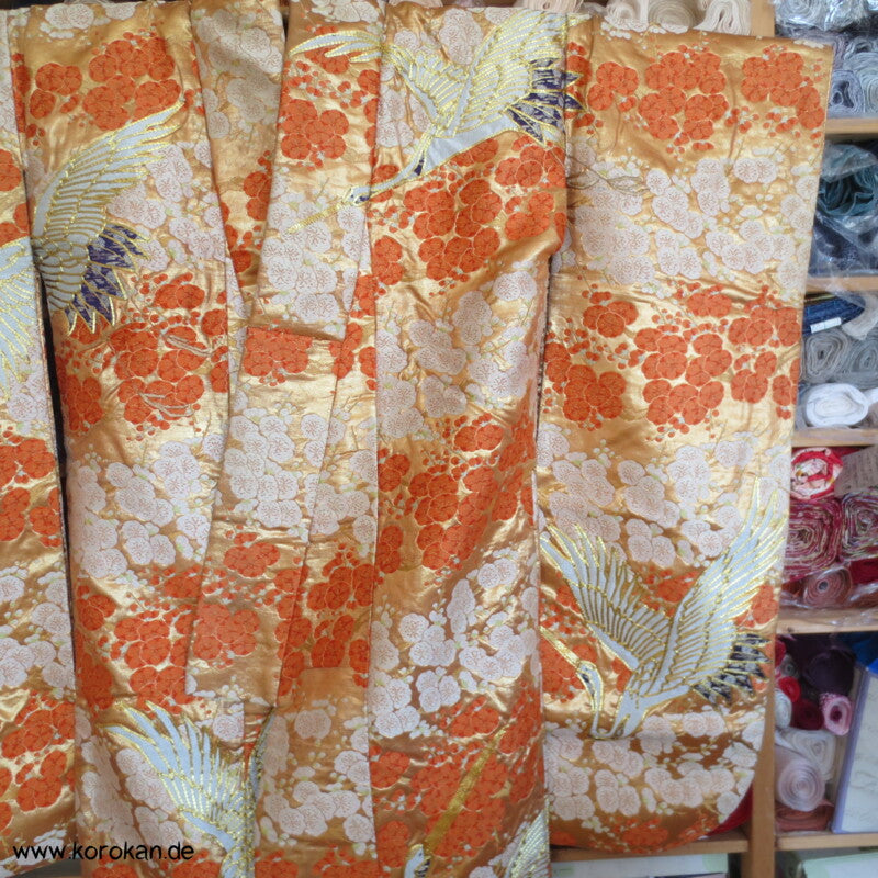 prächtiger Kranich Stickerei Uchikake - Hochzeitsmantel